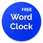 word clock widget - simple clo android application logo